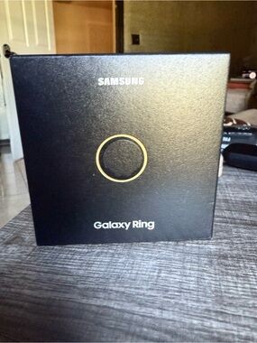 Samsung Galaxy Ring Box - Titanium Gold size 8 Never Used✨✨